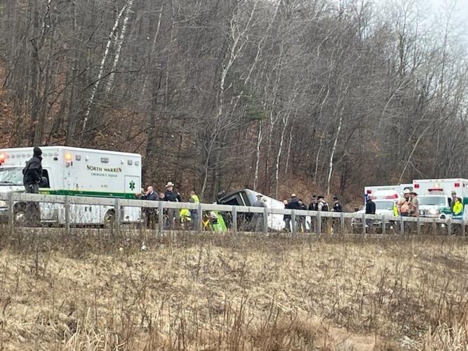 Northway bus rollover accident