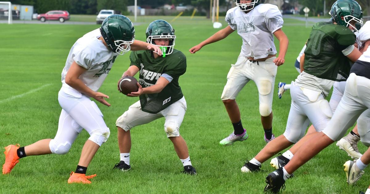Hudson Falls-Fort Edward football practice