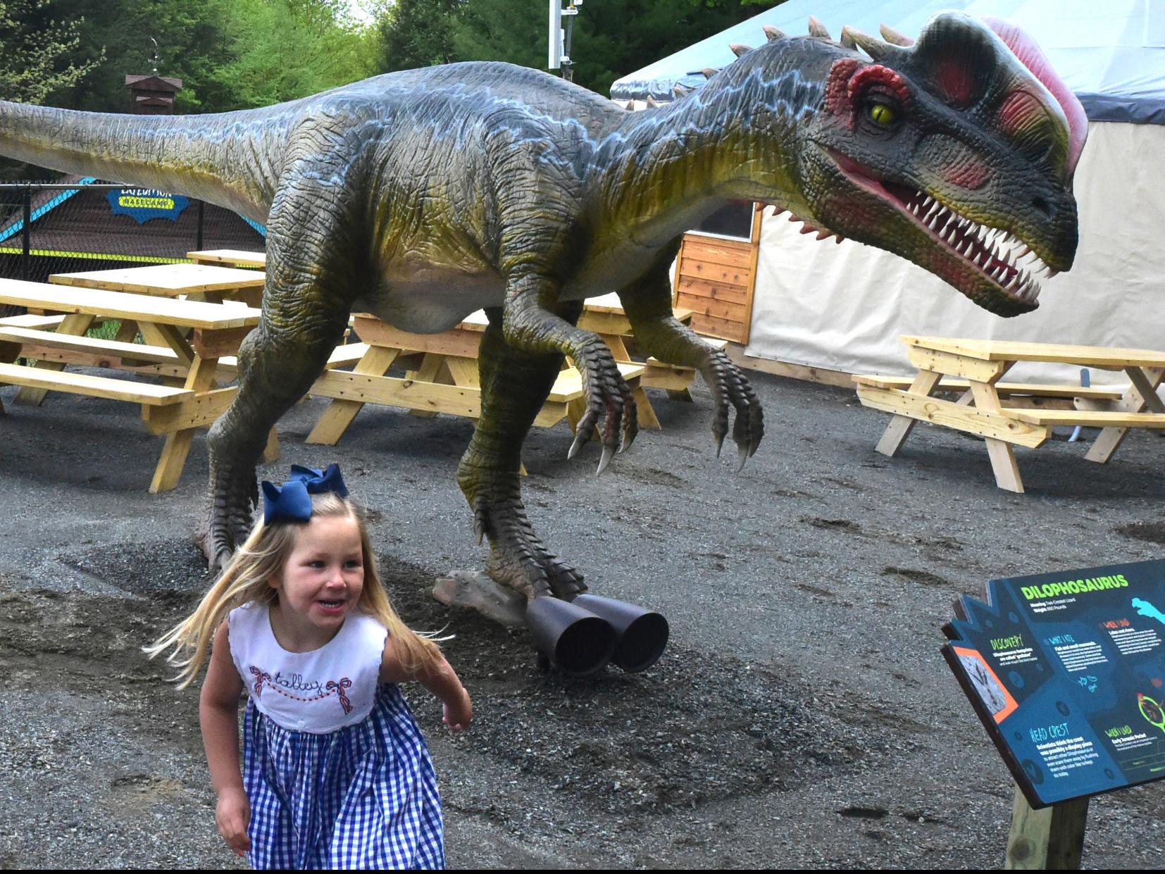 It was moving!': Dino Roar Valley opens to children's awe