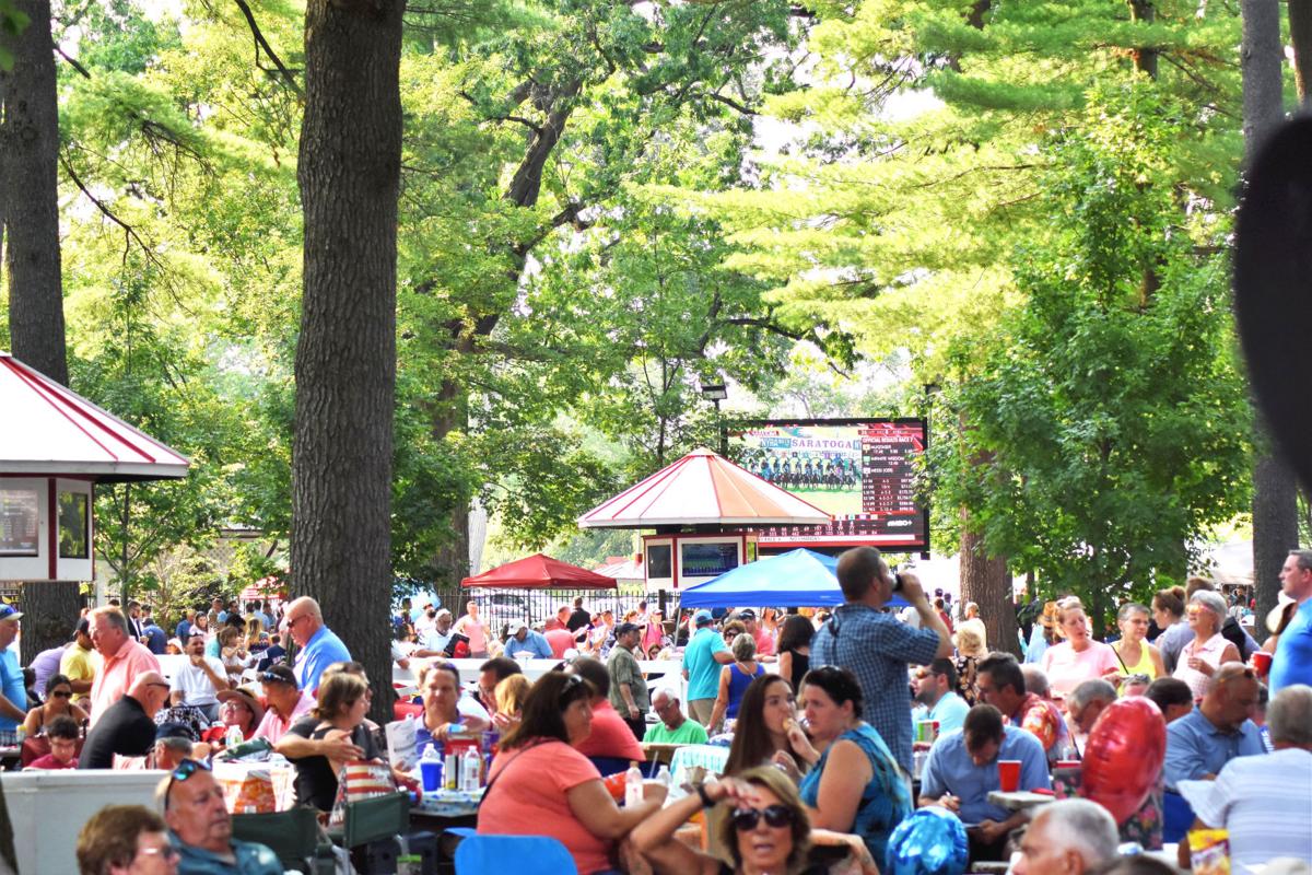 'And they're off at Saratoga'  Saratoga Race Course 