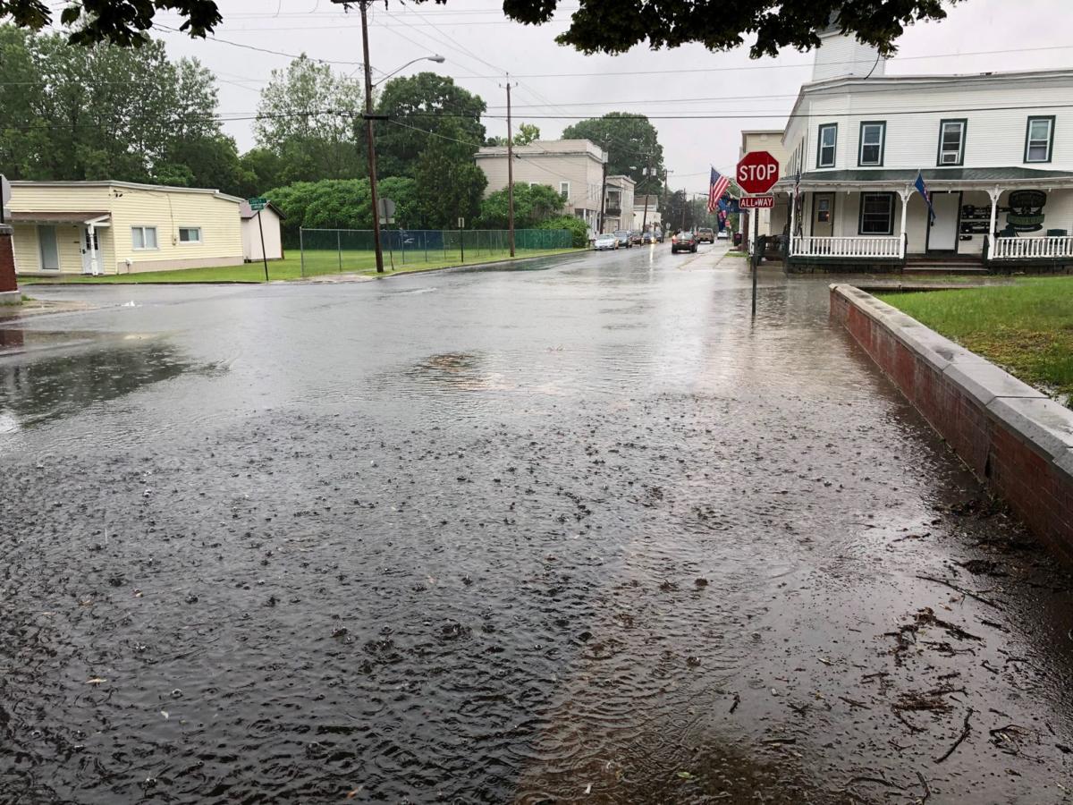 Rain floods streets around Glens Falls, Queensbury and South Glens