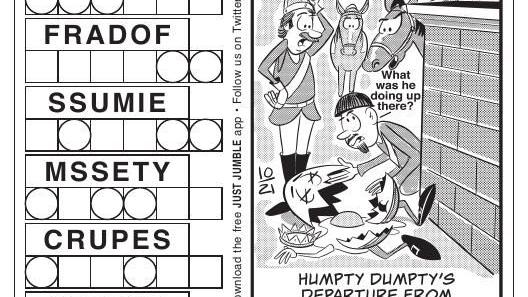 Jumble Puzzles Amp Comics Poststar Com