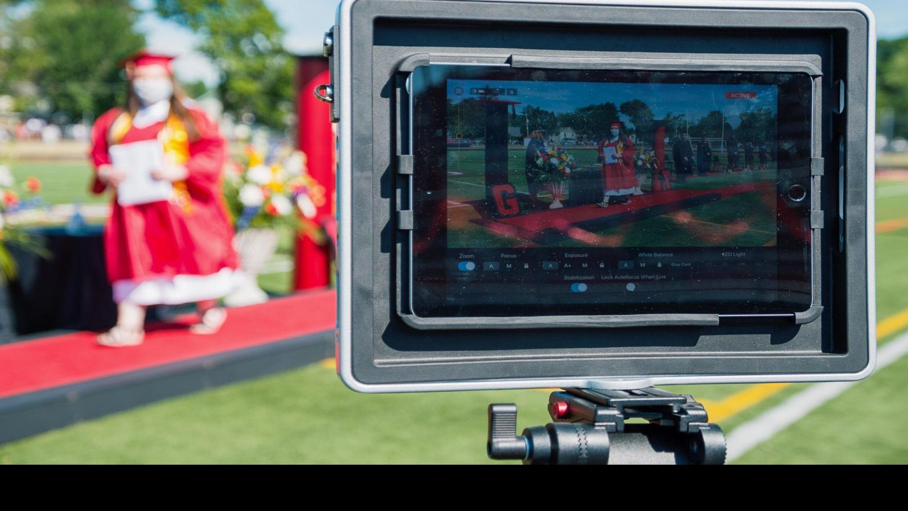 Into The End Zone Glens Falls Awards Diplomas On Football Field Local Poststar Com
