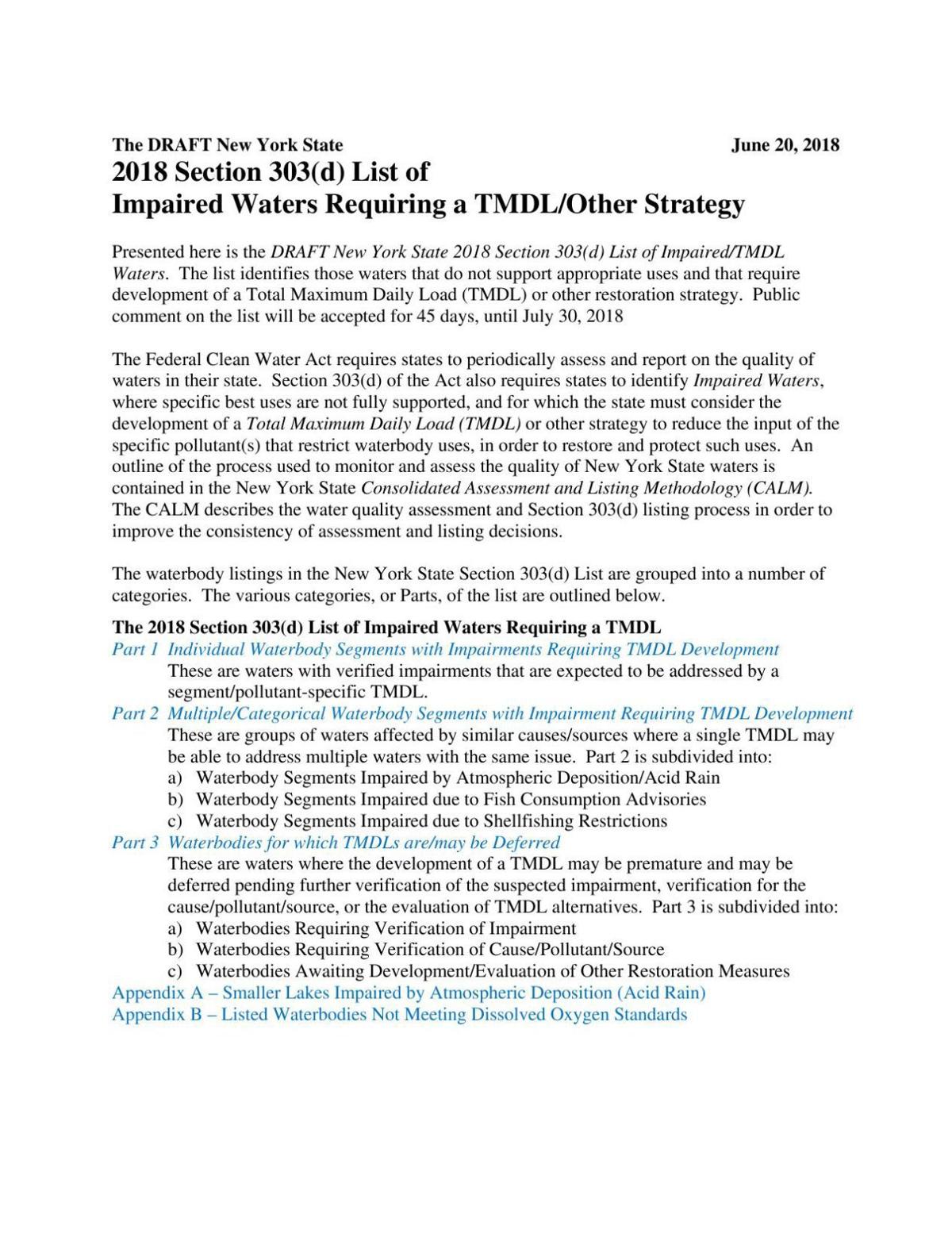 Lake on impaired water body list going on 16 years