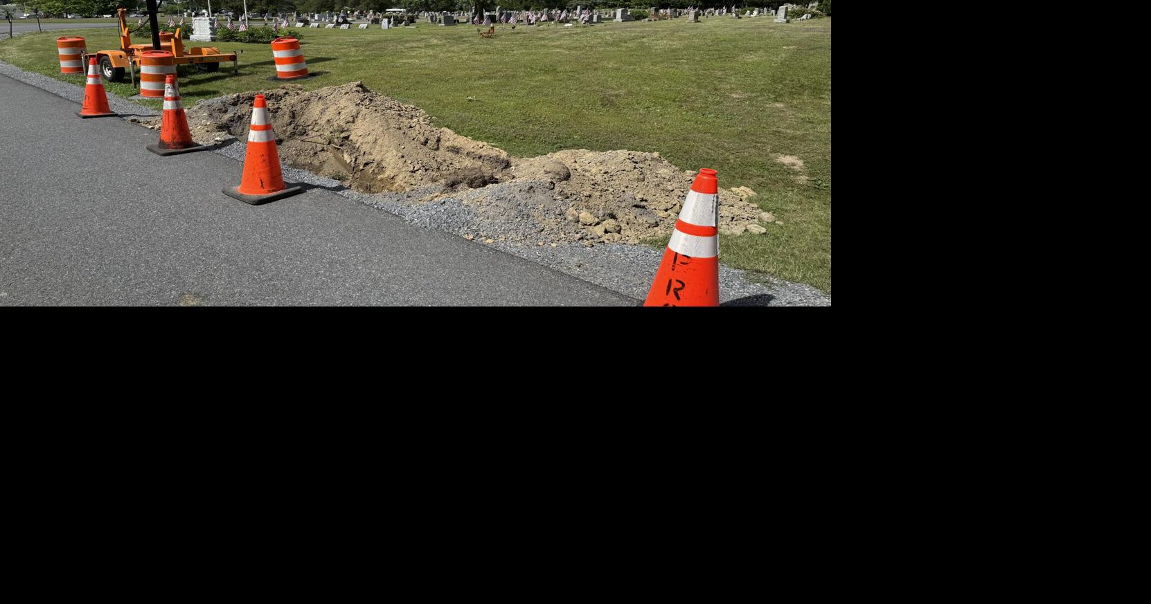 Road repair to begin at Pine View Cemetery due to sinkhole