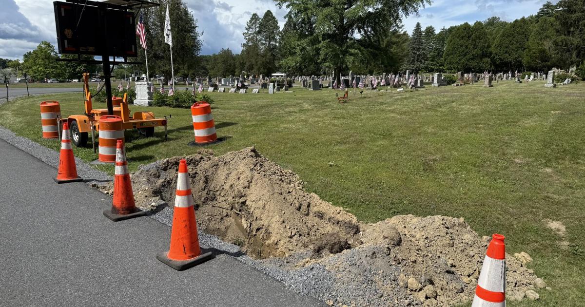 Road repair to begin at Pine View Cemetery due to sinkhole