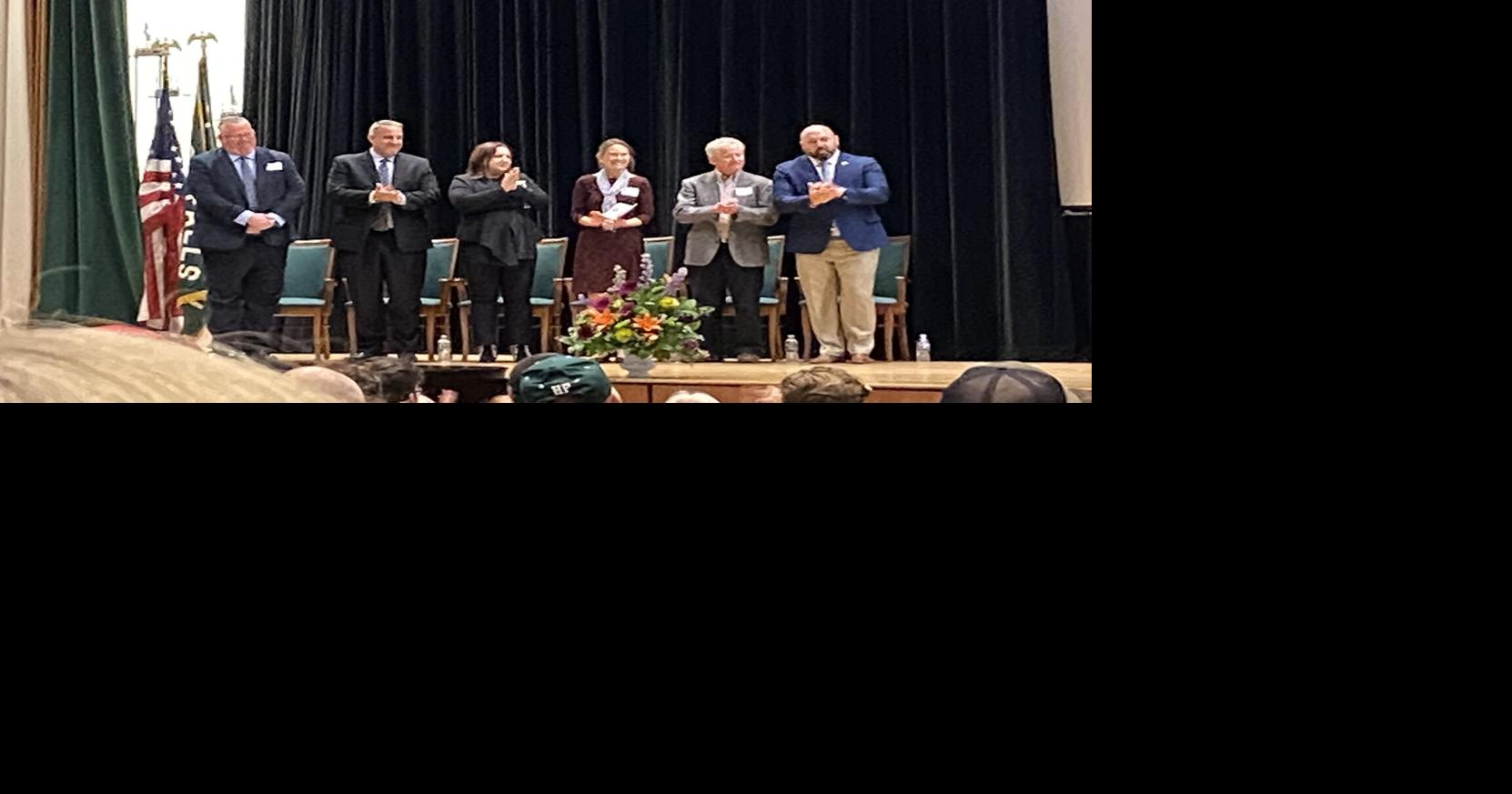 Hudson Falls school district honors six at its 20th Wall of Distinction