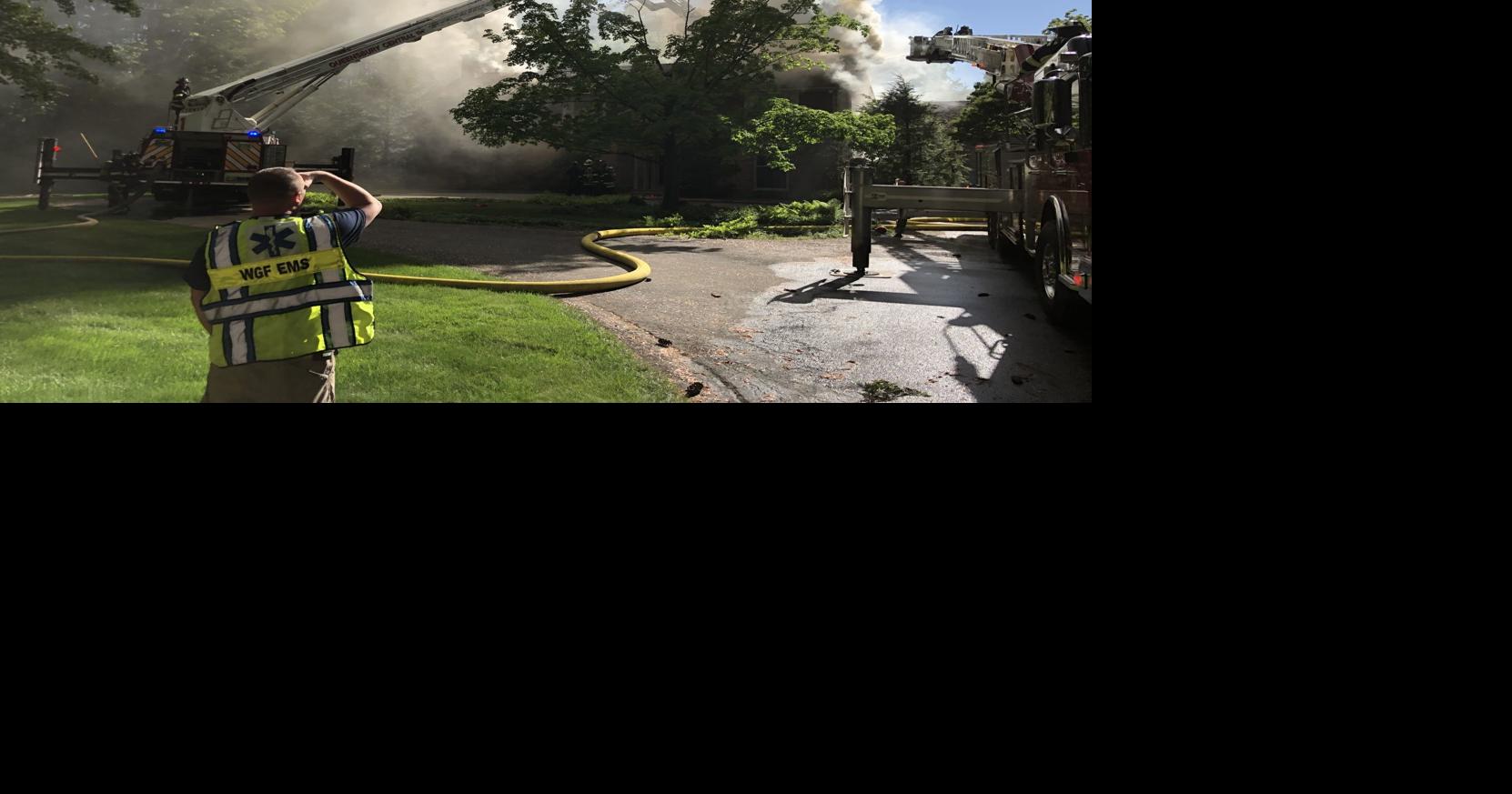 Fire damages eye doctor's home on North Road in Queensbury; family safe