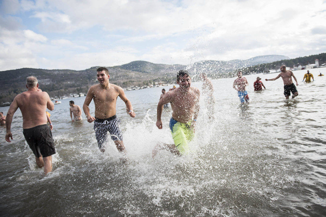 Polar Plunge draws crowd to Lake Local