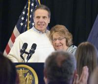 Betty Little and Gov. Andrew Cuomo