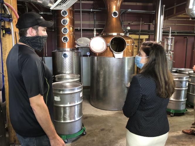 Stefanik visits Springbrook Hollow Farm Distillery