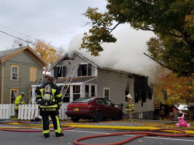 House heavily damaged by fire in Hartford