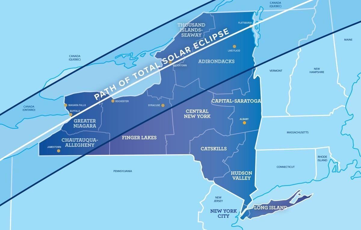 Adirondacks region expects big crowd for 2024 solar eclipse