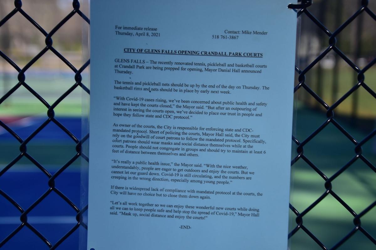 Crandall courts now open Local