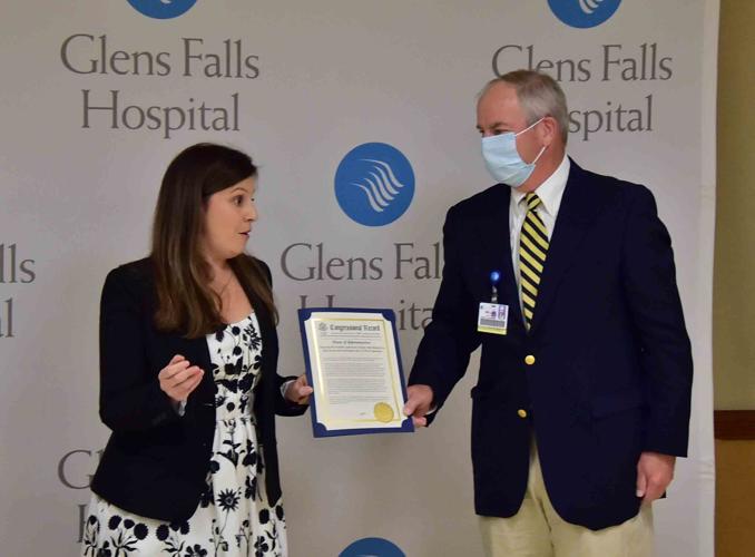 Stefanik visits Glens Falls Hospital