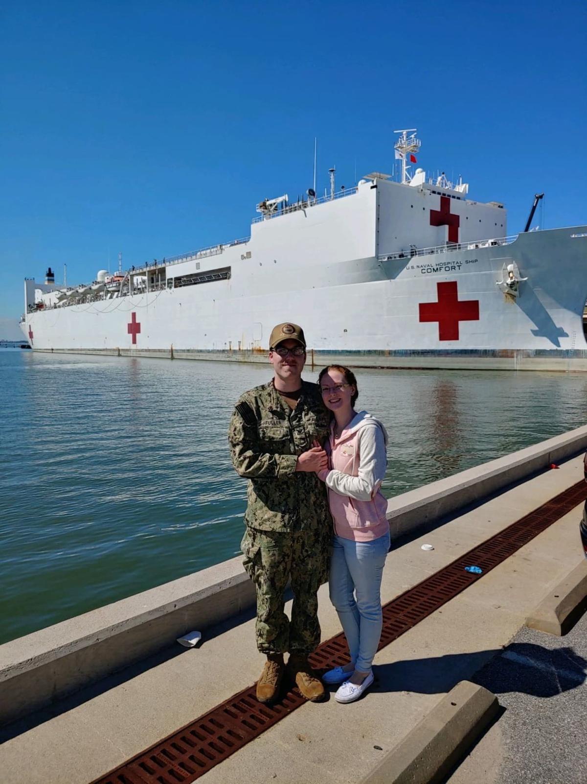 South Glens Falls Grad Hospital Corpsman Is Part Of Usns Comfort Crew In Nyc Local Poststar Com