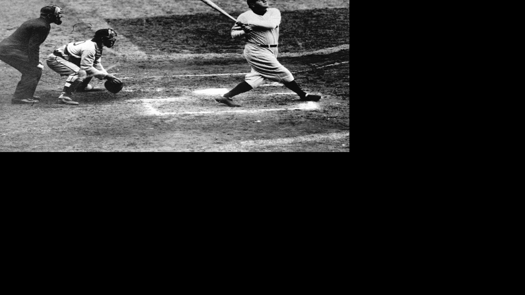Today In Sports History Babe Ruth Hits Record 60th Home Run During