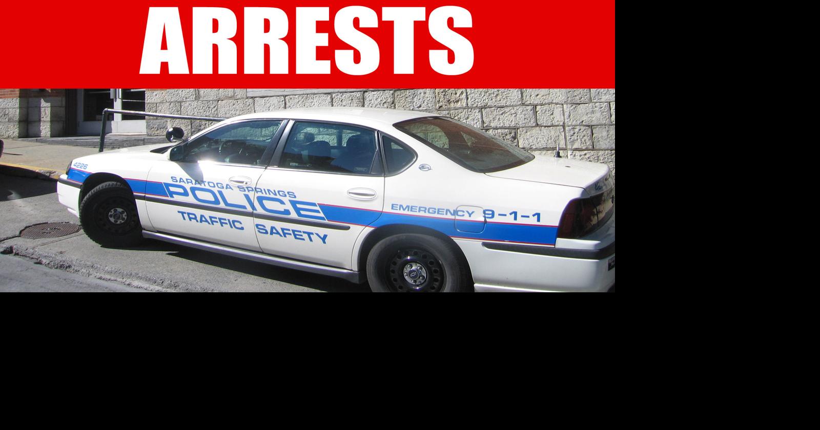 Saratoga Springs arrests, March 1418