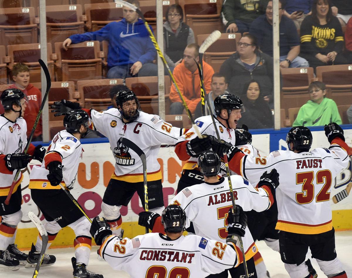 Thunder beat Manchester in OT Adirondack Thunder