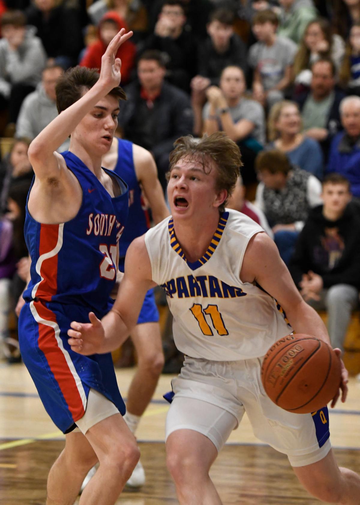Bleibtrey Leads Queensbury Past South High High School Boys