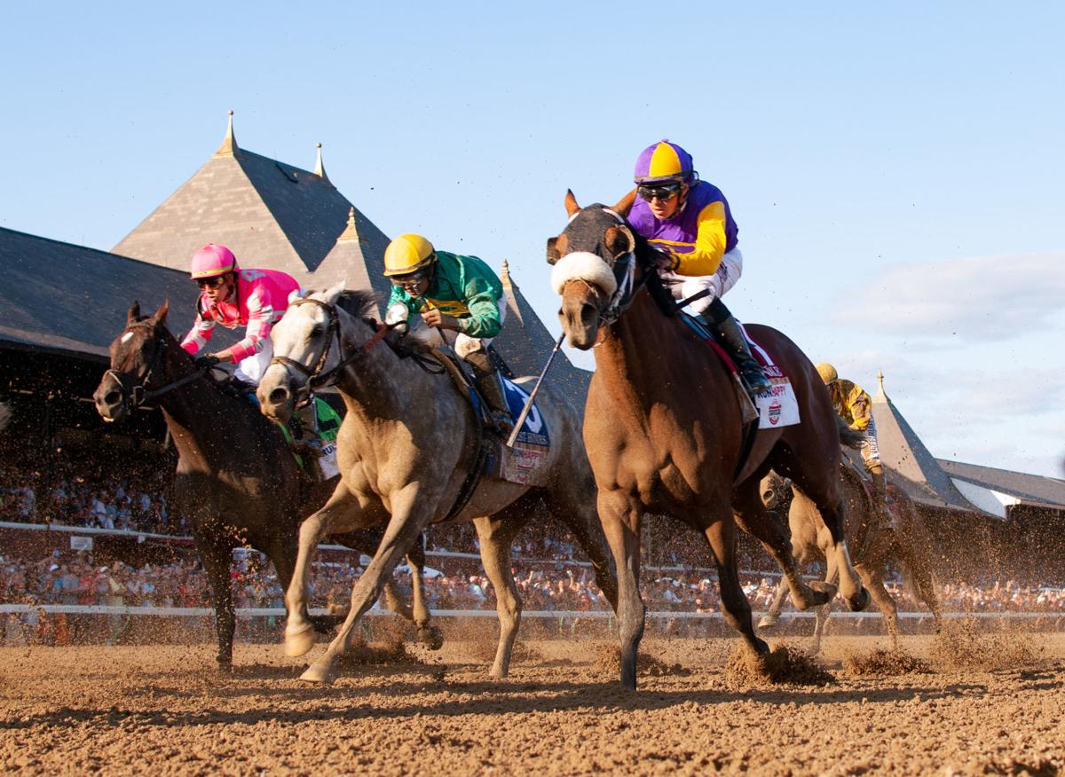 At the races