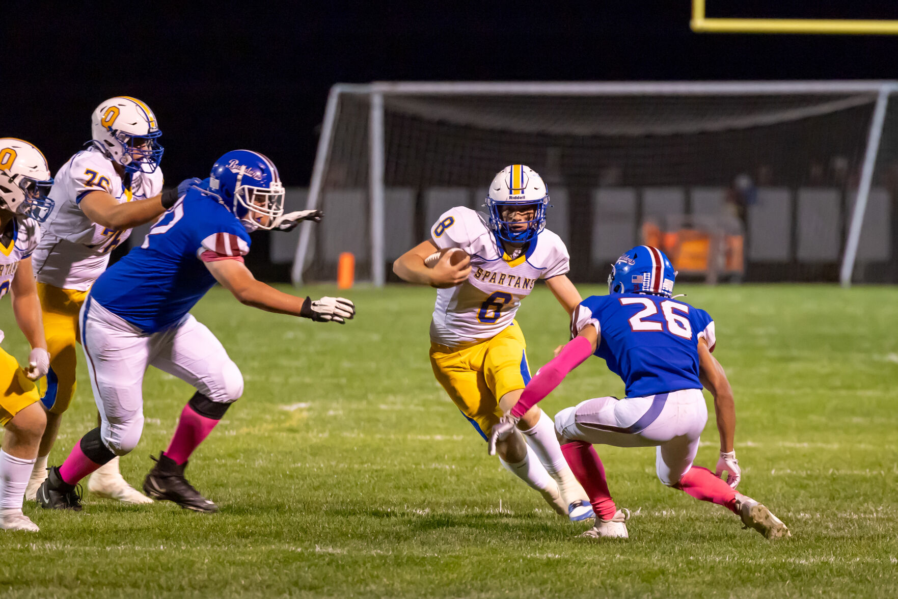 Queensbury triumphs in a pulsating Class A Grasso football match