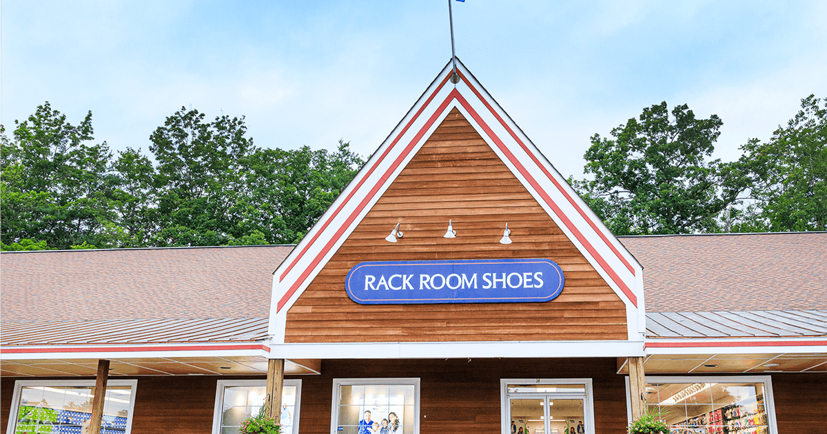 Rack room sales shoe store