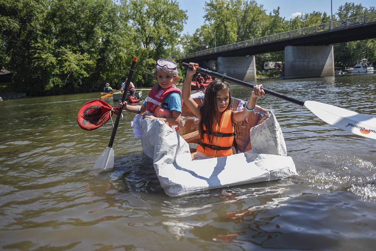 PHOTO GALLERY Cardboard Boat Races Photo Galleries