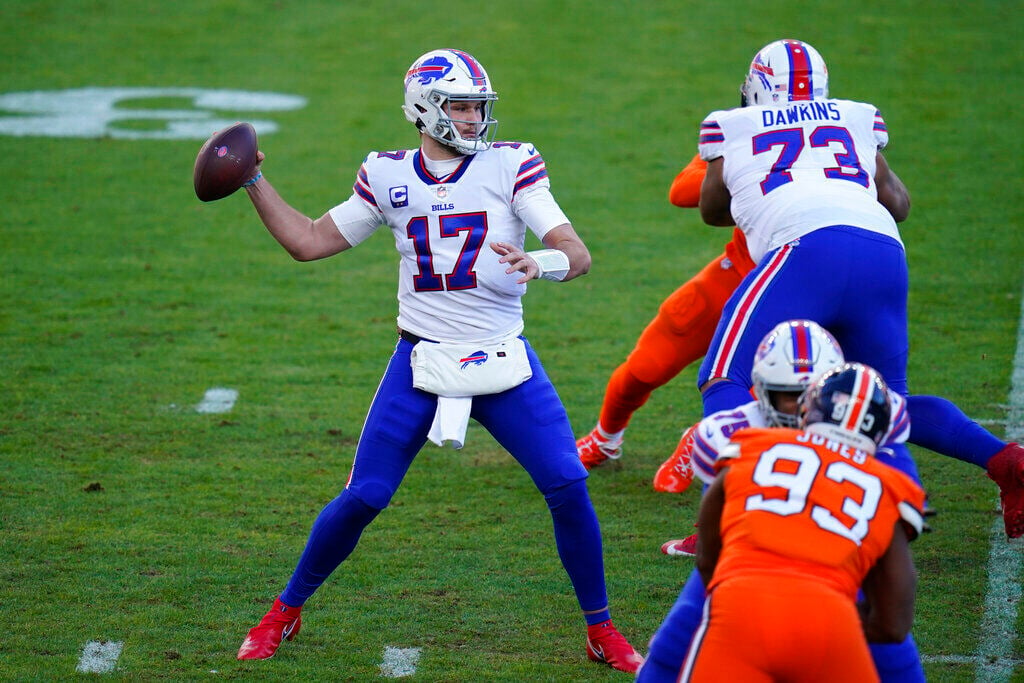 Buffalo Bills quarterback Josh Allen named AFC Offensive Player of the Week