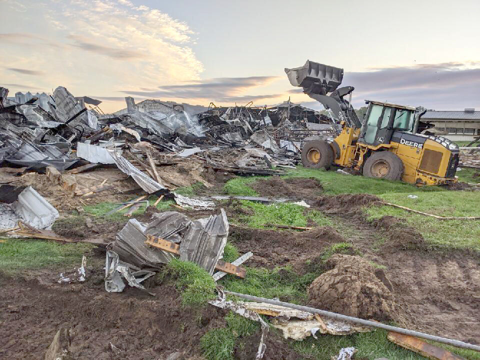 Beekmantown farm fire kills estimated 400 cows, destroys two structures