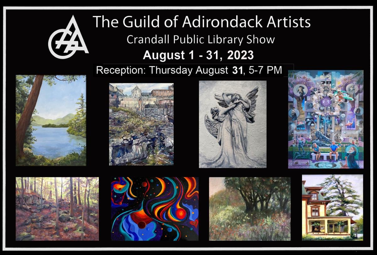 Friends of Crandall Library Art Gallery features Guild of Adirondack
