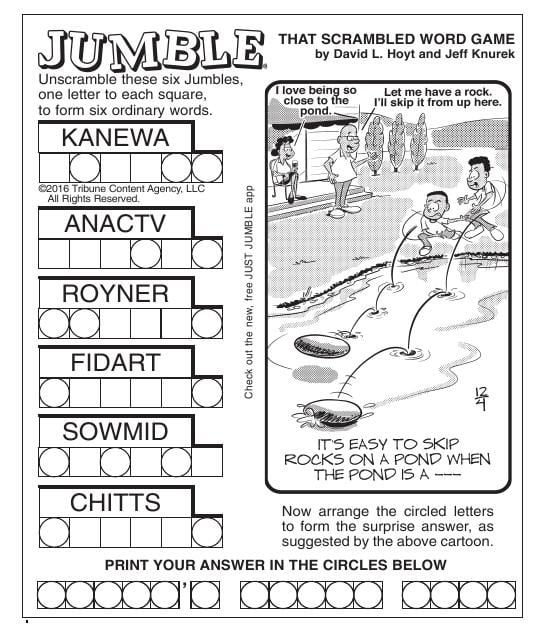 jumble Puzzles & Comics