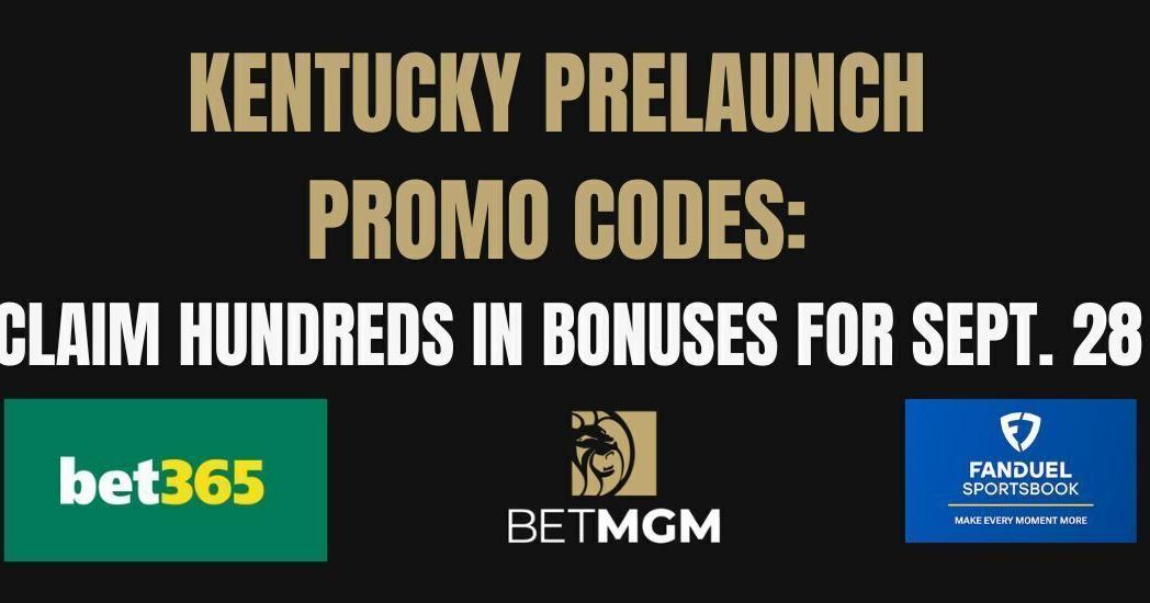Kentucky sports betting promo codes offer pre-launch bonuses from