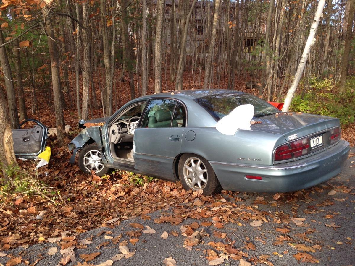 Woman injured in singlecar crash in Queensbury