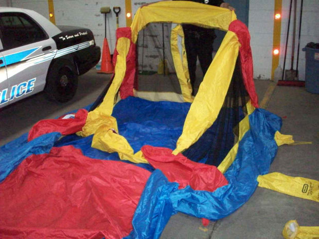 Deflated Bounce house