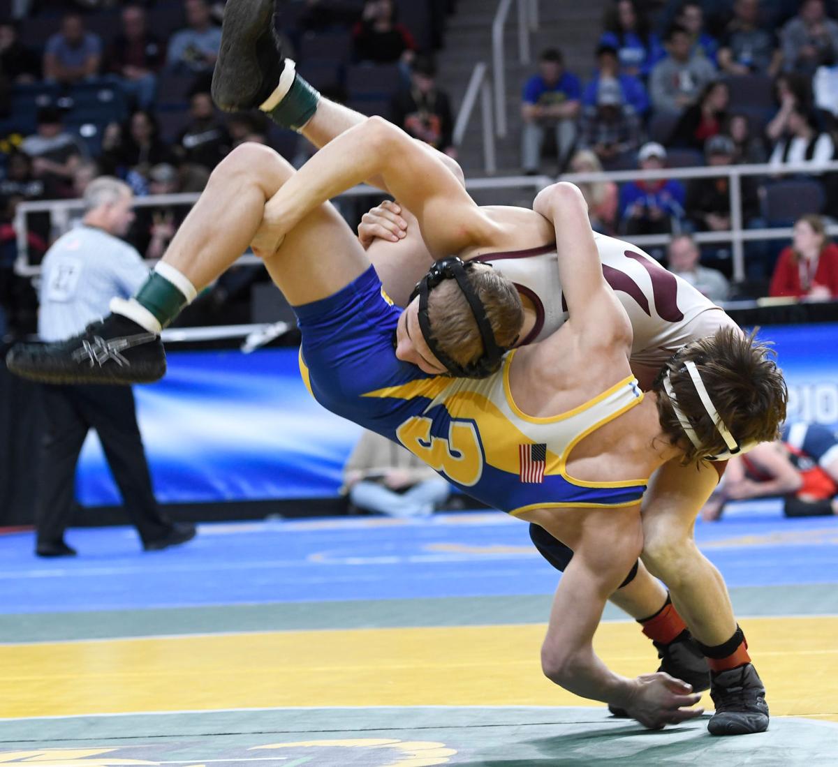 Petteys finishes third as state wrestling meet wraps up High School