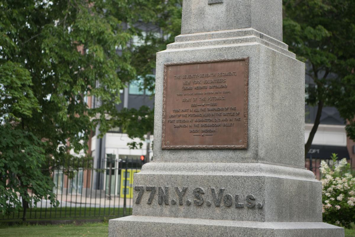 Civil War statue destroyed in Congress Park Local