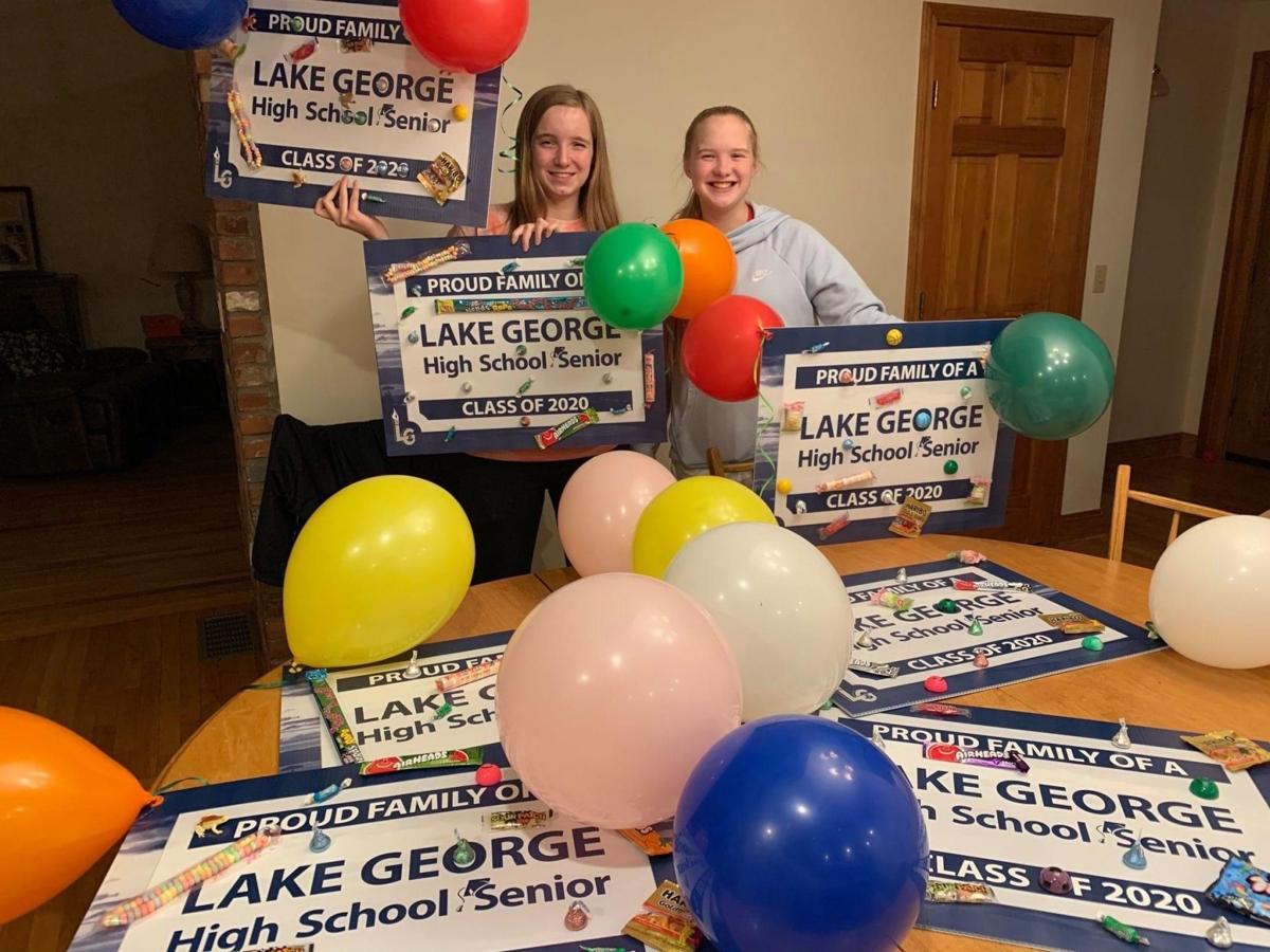 Signs Of Support Schools Recognize Seniors On Their Front Lawns