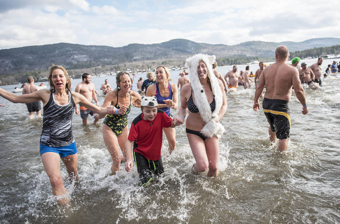 Polar Plunge draws crowd to Lake Local