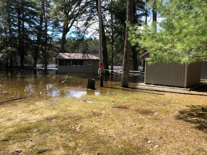 Schroon River flooding endangers homes, roads