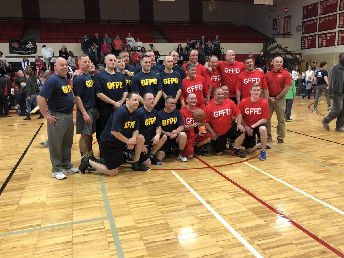 Glens Falls Firefighter Police Officer Hoops Game Friday Local