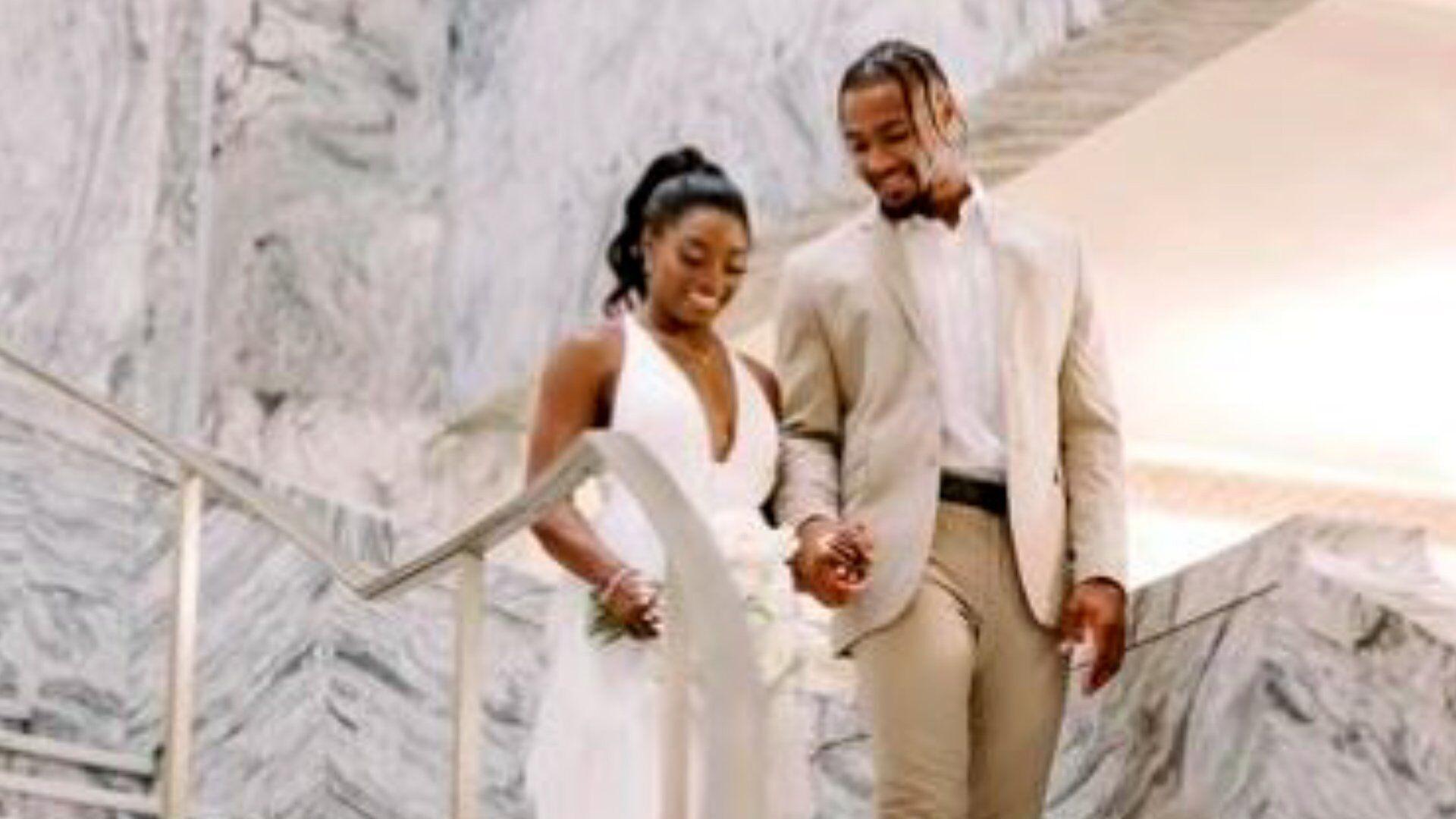 Simone Biles Marries Jonathan Owens After Three Years of Dating