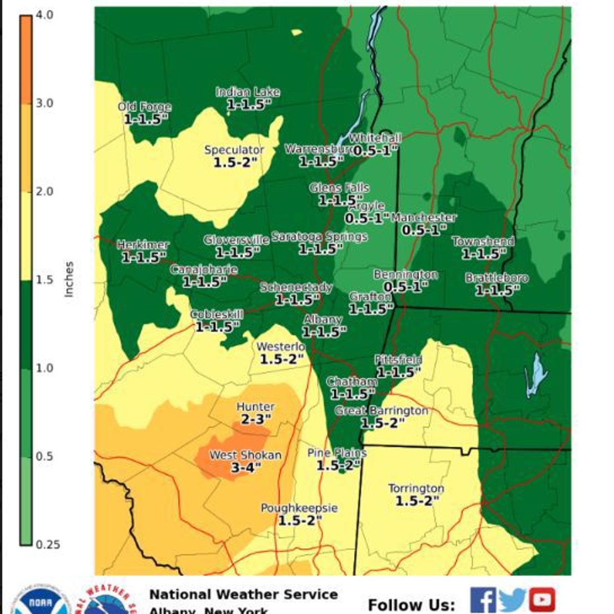 Heavy Rain Expected Thursday And Friday Across Region Weather