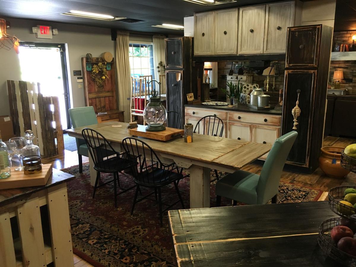 New Business Old Style Local Poststar The Showroom At Square Nail Rustics Furniture And Gallery Features Several Examples Of Furnishings Available From Rapidly Growing Business