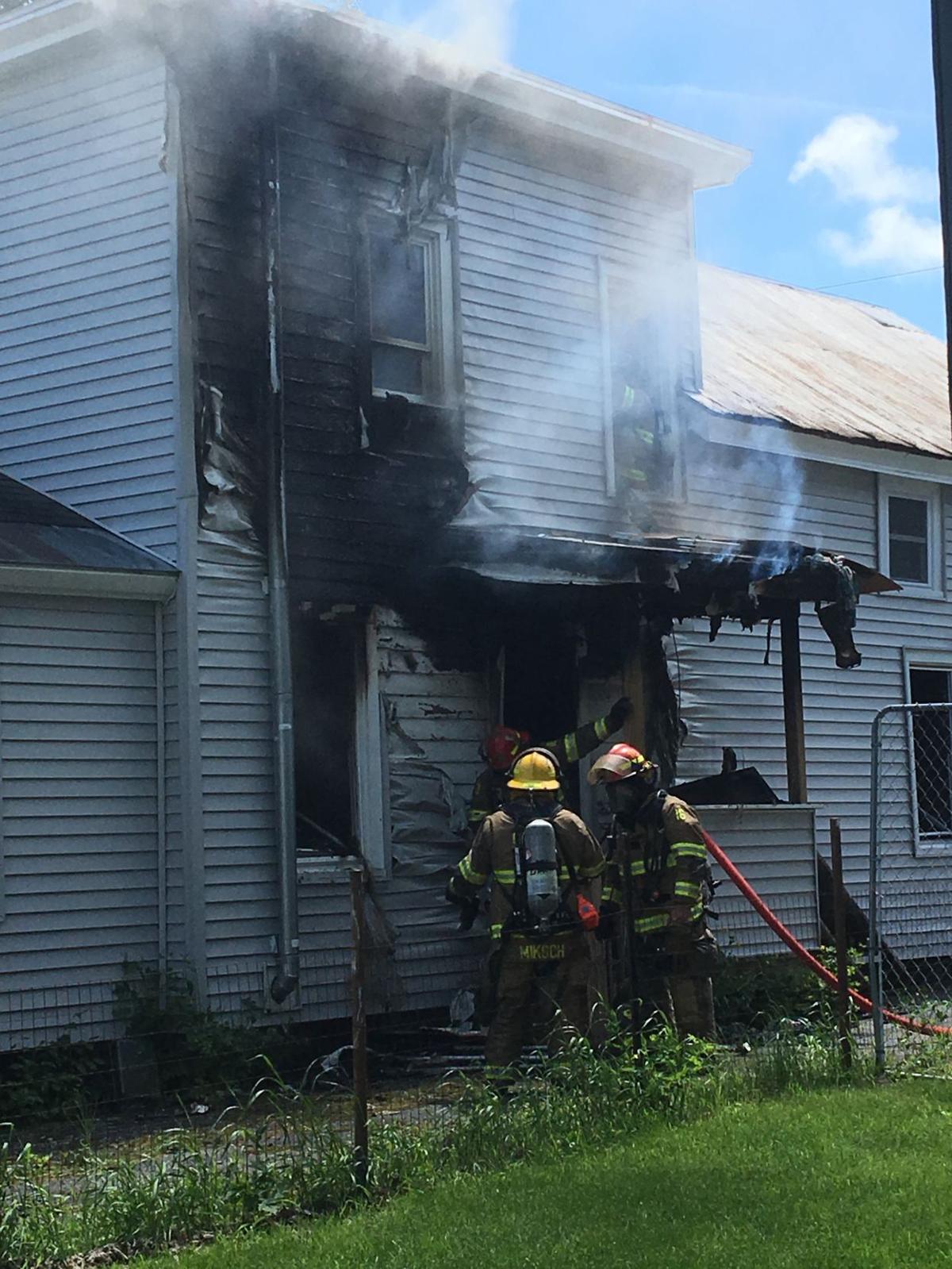 Glens Falls home heavily damaged by fire, resident arrested Local