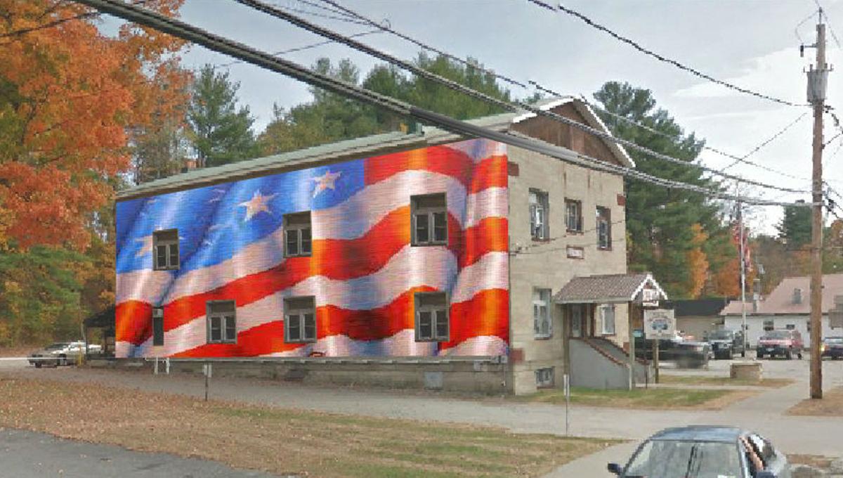 Traveling Artist Brings Red White And Blue Message To Warrensburg