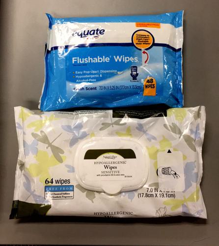 Flushable vs. disposable wipes