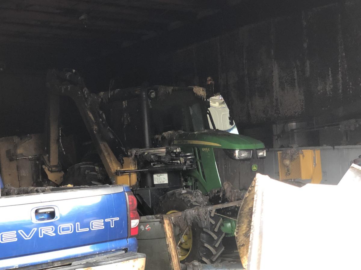 Fort Edward town highway garage gutted vehicles destroyed by blaze