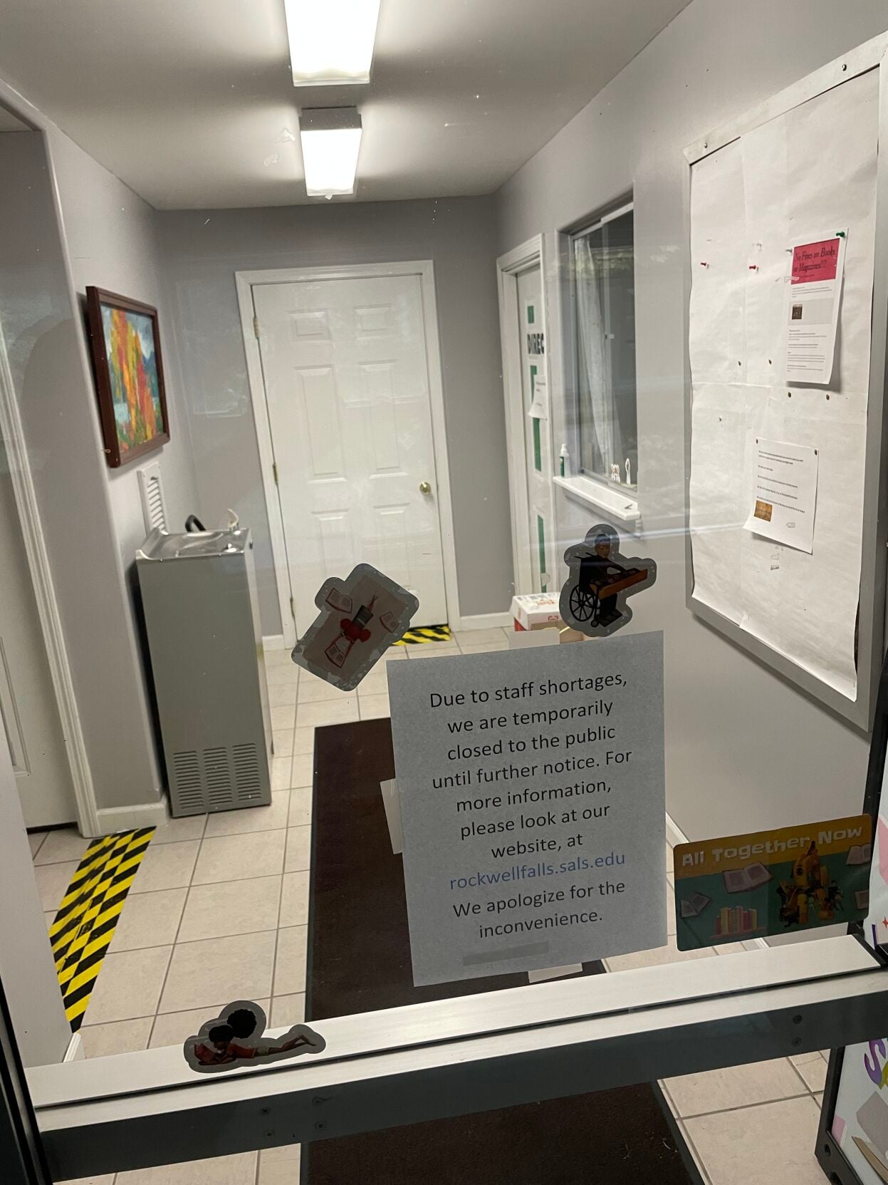 Library president resigns while library remains closed
