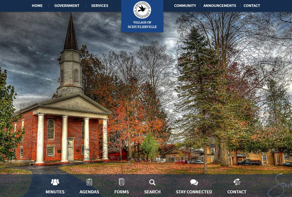 Blog Village of Schuylerville rolls out new website